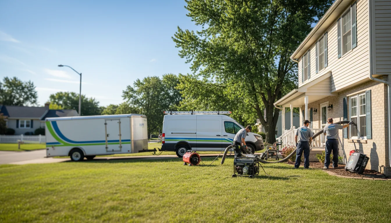 Flooded Basement Restoration And Cleanup With Repair in Bayard, IA near me